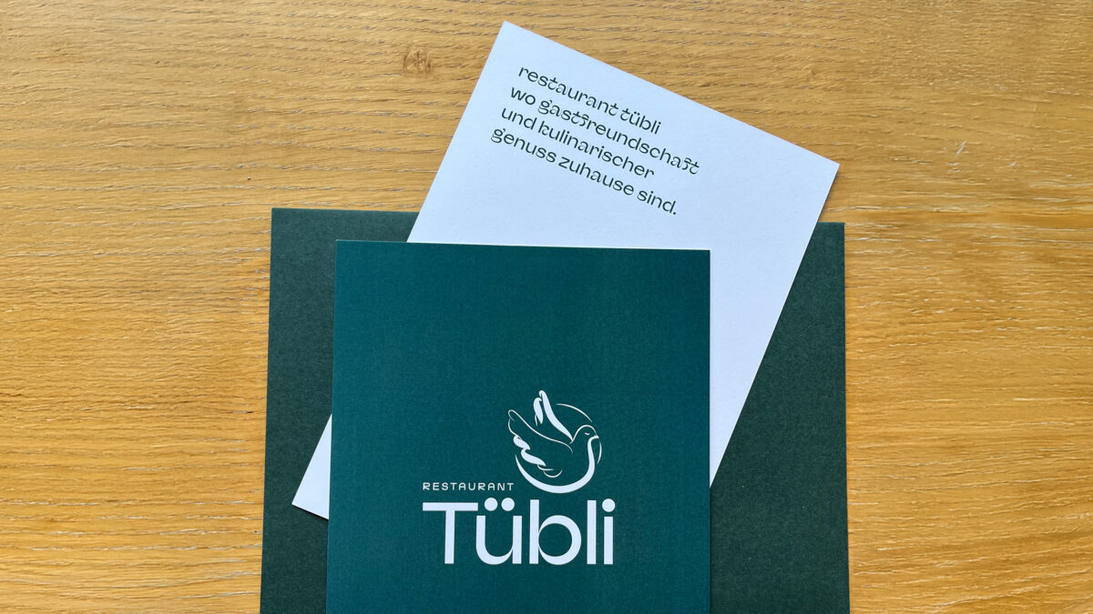 Gutschein für das Restaurant Tübli in Altstätten